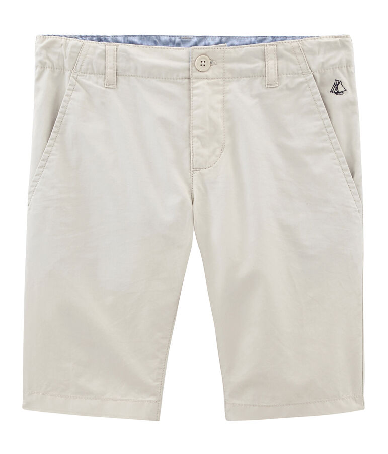 Bermuda enfant gar&ccedil;on beige