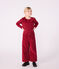 Tee-shirt enfant manches longues en coton uni AMARANTE