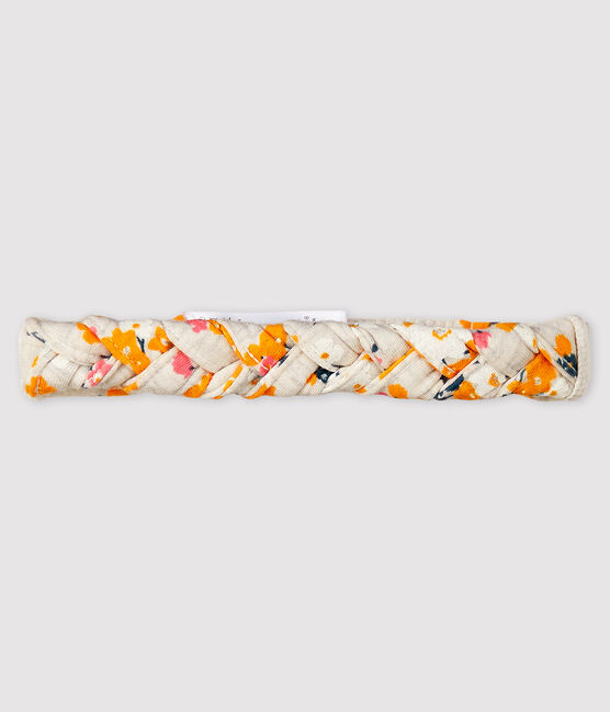 Bandeau cheveux bébé fille beige MONTELIMAR/blanc MULTICO
