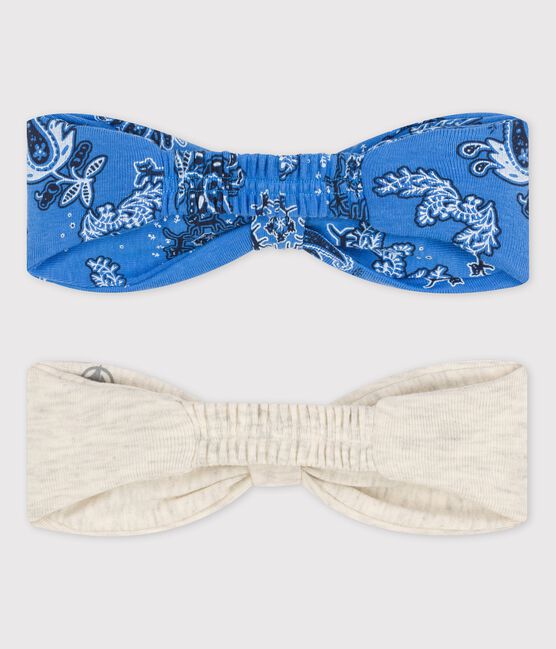Lot de 2 bandeaux bébé en coton biologique variante 1
