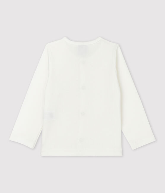 Cardigan en coton bébé blanc MARSHMALLOW