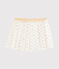 Jupe enfant fille blanc MARSHMALLOW/jaune OR