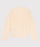 Pull en côte anglaise en coton Femme écru AVALANCHE