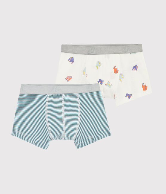 Lot de 2 boxers imprimé singe petit garçon variante 1