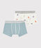 Lot de 2 boxers imprimé singe petit garçon variante 1