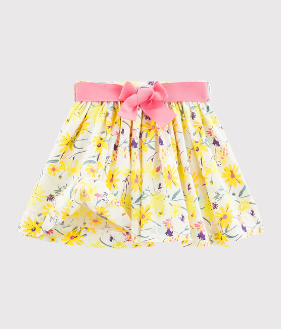 Jupe enfant fille blanc MARSHMALLOW/blanc MULTICO