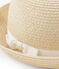 Chapeau de paille enfant fille rose NATUREL
