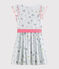 Robe enfant fille blanc MARSHMALLOW/blanc MULTICO
