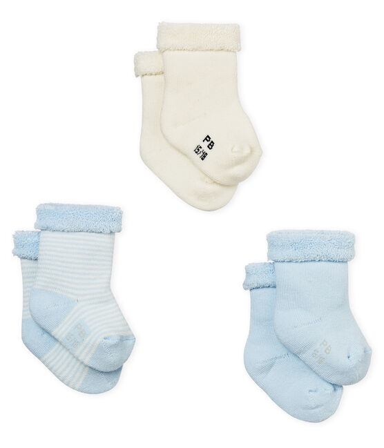 Lot de trois paires de chaussettes bébé mixte variante 3