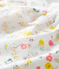 Combicourt imprimé bébé fille blanc MARSHMALLOW/blanc MULTICO