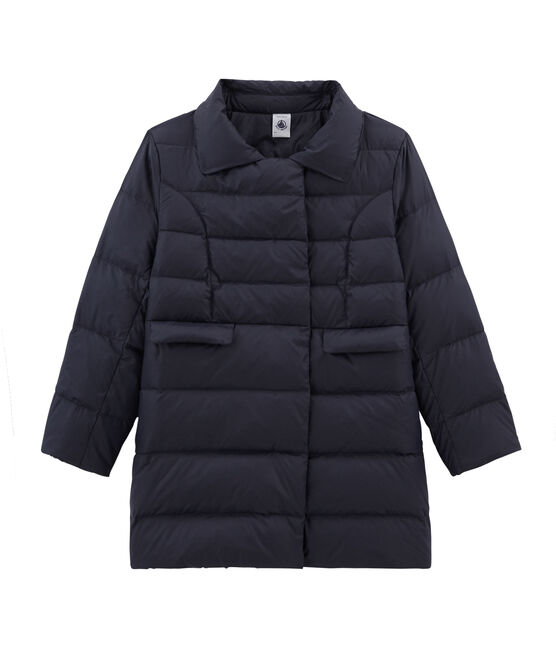 Doudoune plume et duvet enfant fille bleu SMOKING