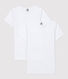 Lot de 2 tee-shirts courtes blancs fille