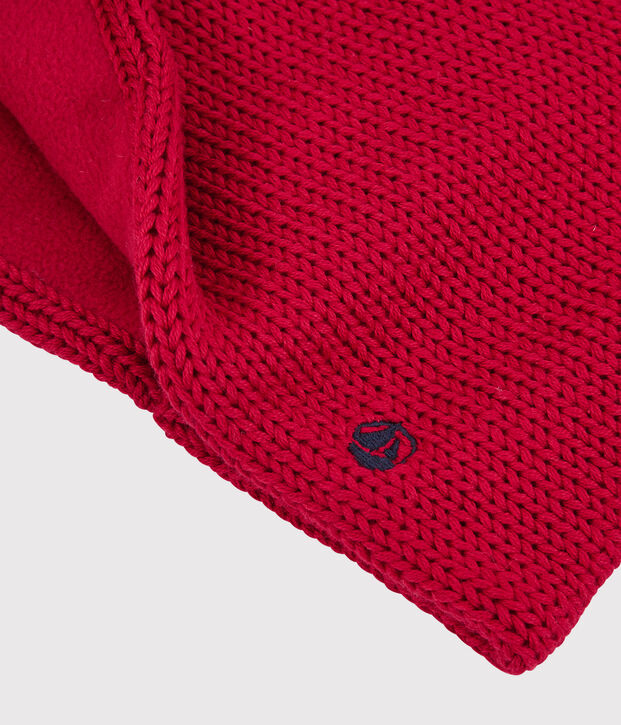 Snood enfant gar&ccedil;on-fille rouge