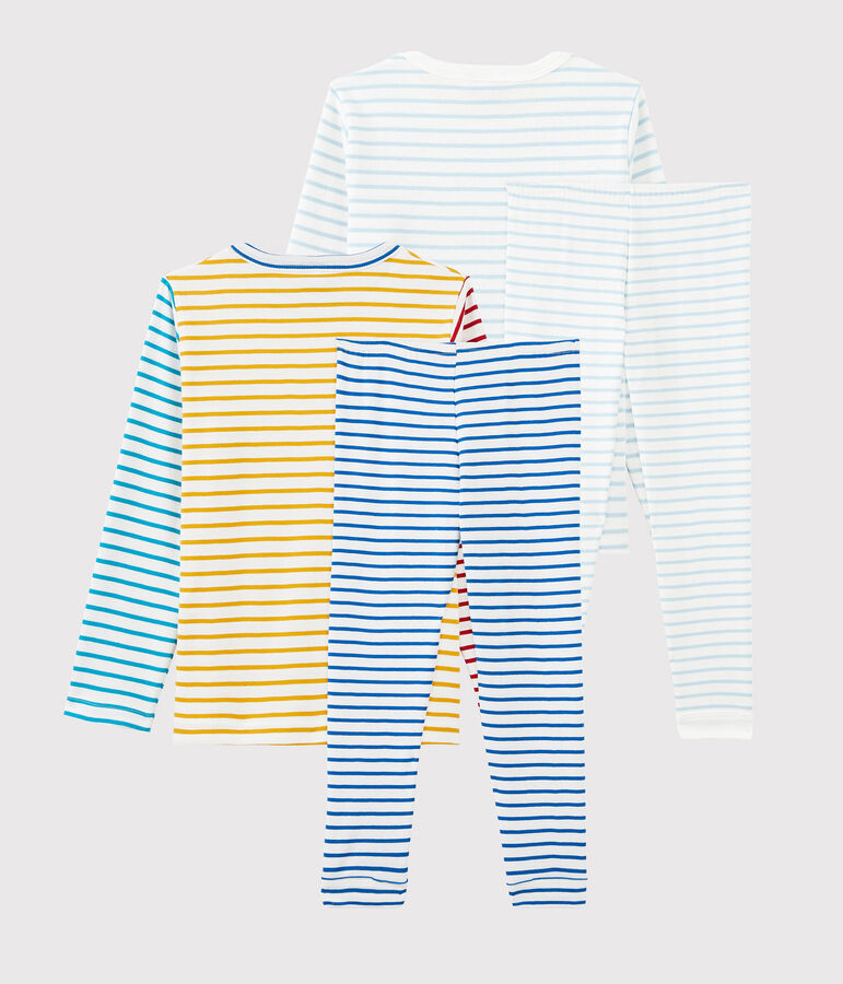 Lot de 2 pyjamas petit gar&ccedil;on en coton multicouleur