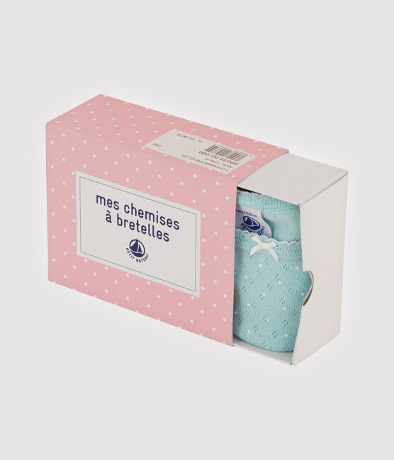 Lot de 2 chemises à bretelles troutrou petite fille variante 1
