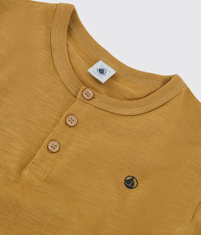 T-shirt manches courtes enfant fille/gar&ccedil;on jaune ISTRE