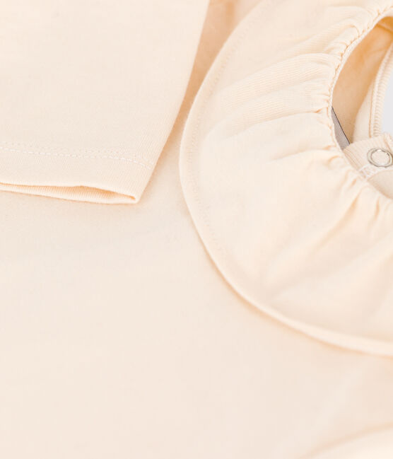 Blouse manches longues en jersey bébé écru AVALANCHE