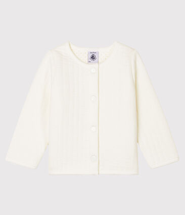 PETIT BATEAU - Cardigan bébé fille - garçon en tubique matelassé