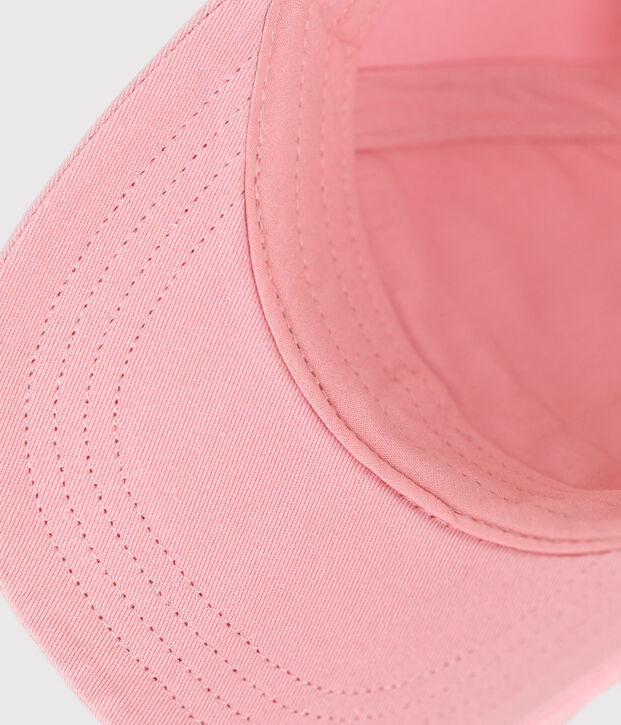 Casquette b&eacute;b&eacute; fille en coton petit bateau rose