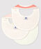 Lot de 3 bavoirs bébé en coton biologique variante 2