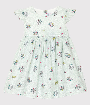 Robe manches courtes bébé fille imprimée