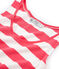 Robe sans manche femme rose GROSEILLER/blanc MARSHMALLOW