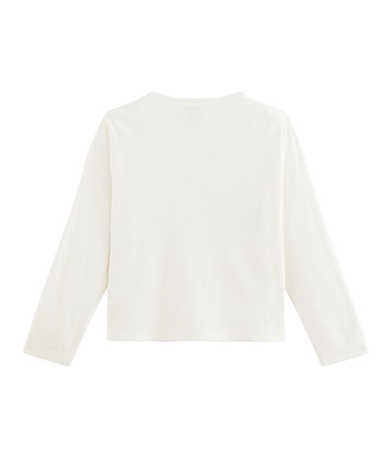 Cardigan enfant fille blanc MARSHMALLOW