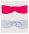 Lot de 2 bandeaux cheveux unis bébé fille variante 1