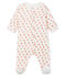 Bodyjama bébé fille en velours blanc MARSHMALLOW/blanc MULTICO