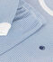 Pyjama en coton rayé junior bleu BEACH/ MARSHMALLOW