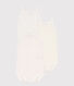 Lot de 3 bodies bretelles coeurs en coton