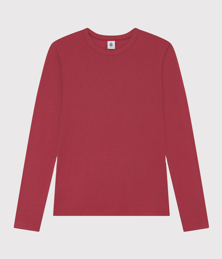 Tee-shirt L'ICONIQUE col rond en coton Femme rose PAPI