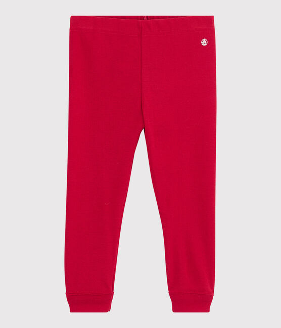 Legging en coton bébé rouge TERKUIT