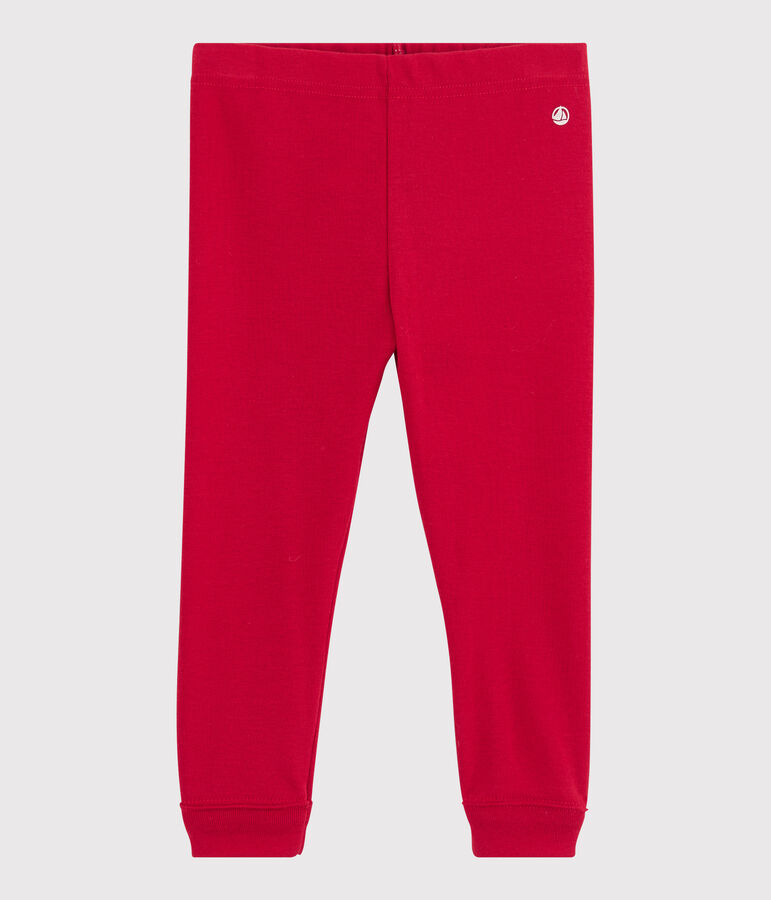 Legging en coton b&eacute;b&eacute; rouge TERKUIT