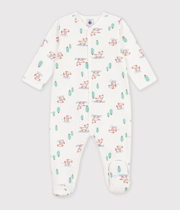 Pyjama bébé en molleton imprimé chien