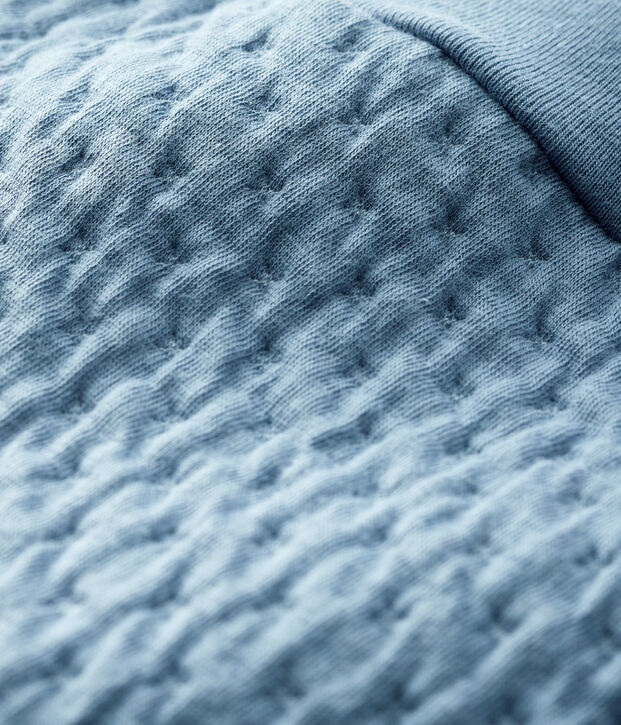 Cale&ccedil;on b&eacute;b&eacute; en tubique matelass&eacute; gris