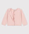 Cardigan en coton enfant fille rose SALINE