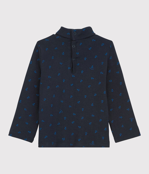 Sous pull en coton b&eacute;b&eacute; bleu/bleu