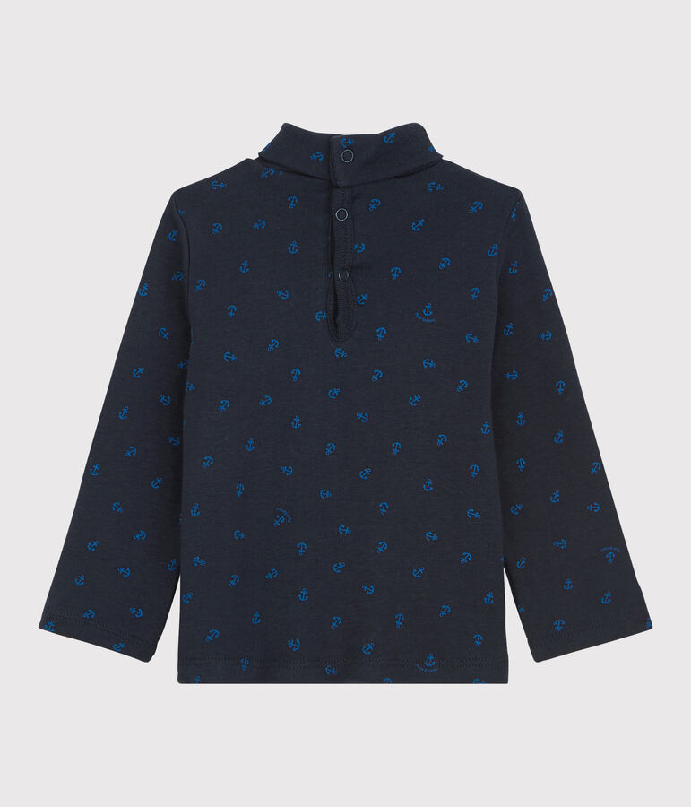 Sous pull en coton b&eacute;b&eacute; bleu SMOKING/ RUISSEAU