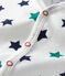 Combicourt bébé garçon en lin/coton blanc MARSHMALLOW/blanc MULTICO