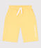Bermuda short enfant en coton jaune ORGE