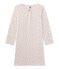 Chemise de nuit fille à imprimé petites fleurs rose VIENNE/blanc MULTICO