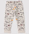 Pantalon bébé garçon en tubique gris BELUGA/blanc MULTICO