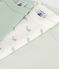 Lot de 3 bodies manches courtes minis baleines en coton bébé variante 1