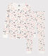 Pyjama snugfit imprimé Paris petite fille en coton biologique