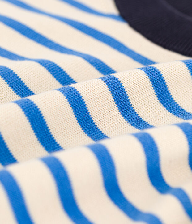 Pull marini&egrave;re coton Femme bleu/&eacute;cru/bleu