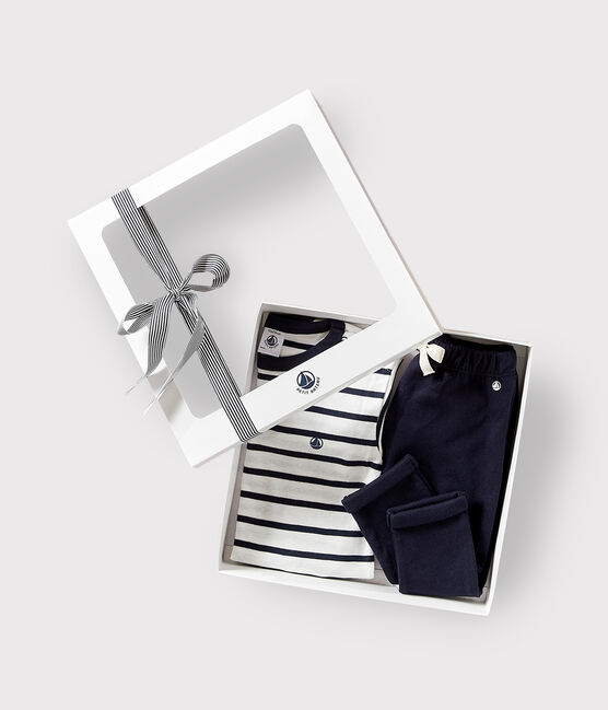 Coffret cadeau bébé tee-shirt et pantalon variante 1