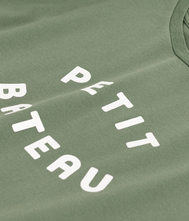 Tee-shirt le Boxy en coton femme vert