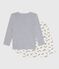 Lot de tee-shirts enfant en coton manches longues imprimé zèbres variante 1