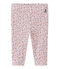 Legging bébé fille imprimé blanc MARSHMALLOW/rouge TERKUIT/ MULTICO